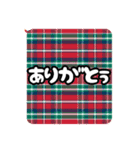 neneのチェック柄あいさつ（個別スタンプ：28）