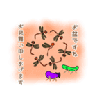 トンボ 夏のごあいさつ（個別スタンプ：6）