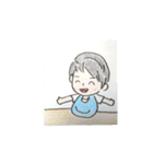 仲良し兄弟 初めての女の子（個別スタンプ：7）