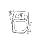 たわしのスタンプ3（個別スタンプ：4）