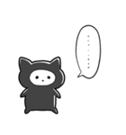 黒担ねこ（個別スタンプ：4）