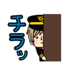 機長✈スタンプ①（個別スタンプ：18）