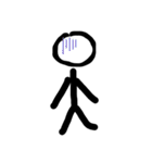 そらの棒人間スタンプ（個別スタンプ：9）