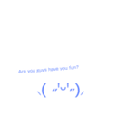 #可愛い顔文字ちゃんたち（個別スタンプ：17）