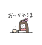 mon-natsukiの乙女座ちゃんあいさつことば（個別スタンプ：10）