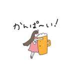 mon-natsukiの乙女座ちゃんあいさつことば（個別スタンプ：14）