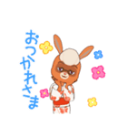 金魚着物（個別スタンプ：7）