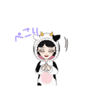 美女の牛（個別スタンプ：11）