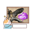 生き物達×クサガメのシラ！（個別スタンプ：7）