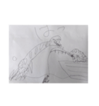 シロちゃんの冒険（個別スタンプ：4）