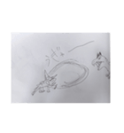 シロちゃんの冒険（個別スタンプ：7）