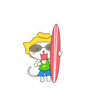 ニャン王子の日常03 夏（個別スタンプ：1）