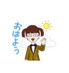 変なavatarスタンプ4（個別スタンプ：5）