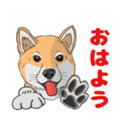 柴犬の擬人化スタンプ（個別スタンプ：5）