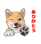 柴犬の擬人化スタンプ（個別スタンプ：7）