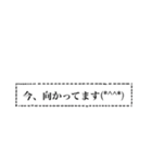 シンプル文字。第1弾（個別スタンプ：5）