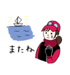 セーリング女子（個別スタンプ：7）