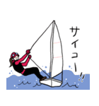セーリング女子（個別スタンプ：12）