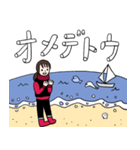 セーリング女子（個別スタンプ：18）