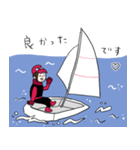 セーリング女子（個別スタンプ：21）
