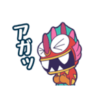 お魚戦隊デーラカージャーLINEスタンプ（個別スタンプ：14）