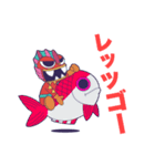 お魚戦隊デーラカージャーLINEスタンプ（個別スタンプ：23）