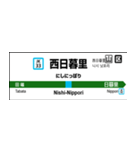 京浜東北線の駅名標（個別スタンプ：15）