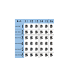 じかんわり1（個別スタンプ：2）