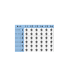 じかんわり1（個別スタンプ：24）