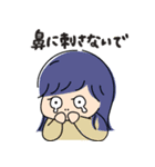 コロナになった女の子（個別スタンプ：6）