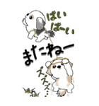 【Big】シーズー犬 98『・・・』（個別スタンプ：36）