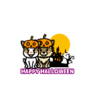 チロルとアポロのハロウィンスタンプ（個別スタンプ：24）