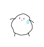 ちょっと水が多かった泥団子（個別スタンプ：10）