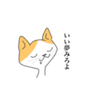 ハチワレねこさんがお返事（個別スタンプ：8）
