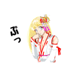 頑張る巫女お姉さんHG6（個別スタンプ：7）