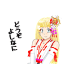 頑張る巫女お姉さんHG6（個別スタンプ：15）