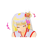 頑張る巫女お姉さんHG6（個別スタンプ：19）