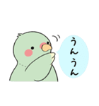 【日常】ひらめきインコのあじゃすけ（個別スタンプ：9）