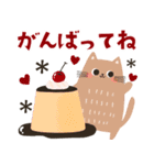 飛び出す！可愛いゆるねこ♡Sweets♡（個別スタンプ：21）