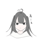 面倒くさがり彼女（個別スタンプ：4）