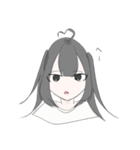 面倒くさがり彼女（個別スタンプ：5）
