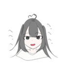 面倒くさがり彼女（個別スタンプ：6）