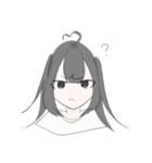 面倒くさがり彼女（個別スタンプ：8）