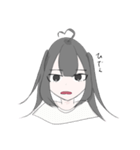 面倒くさがり彼女（個別スタンプ：9）