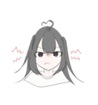 面倒くさがり彼女（個別スタンプ：11）