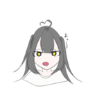 面倒くさがり彼女（個別スタンプ：12）