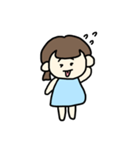 ふつうの女の子。（個別スタンプ：10）