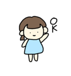 ふつうの女の子。（個別スタンプ：35）