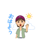 active woman1（個別スタンプ：5）