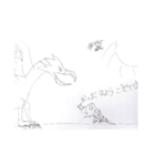 シロちゃんの冒険1（個別スタンプ：4）